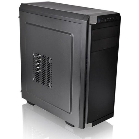 Thermaltake The V100 Mid Tower Case Features One Preinstalled 120Mm Fan, A CA-1K7-00M1NN-01
